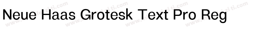 Neue Haas Grotesk Text Pro Regular字体转换